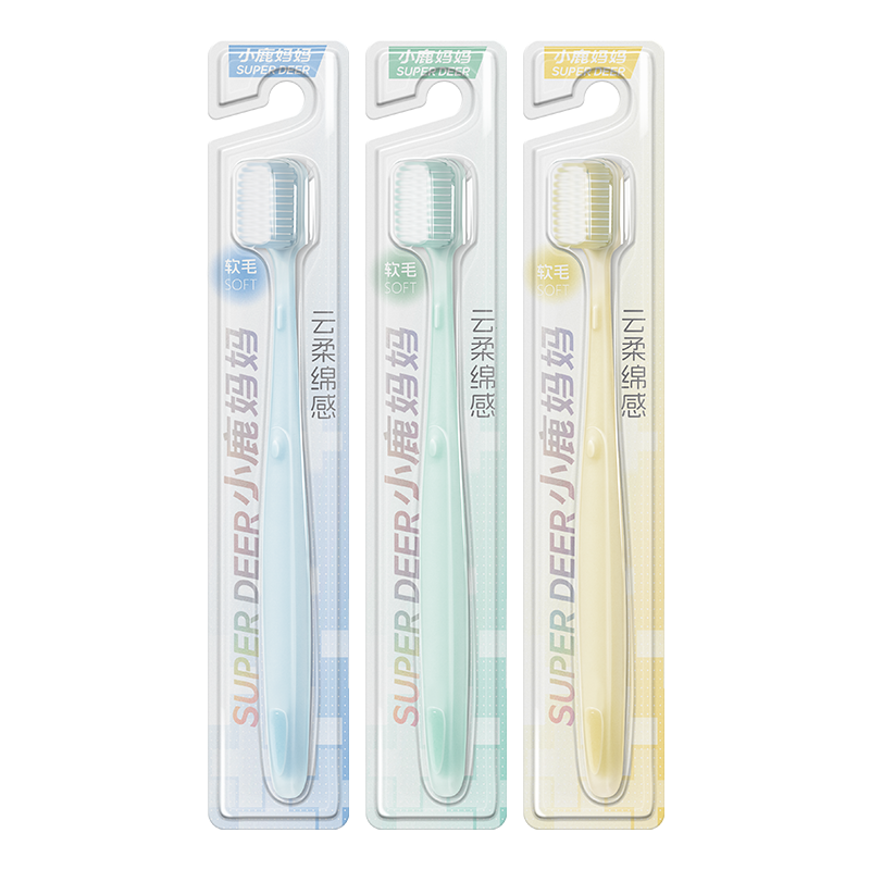 小鹿 成人牙刷 果冻款